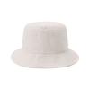 New Era STN WHI 25J Twill Cotton Bucket BUCKET-01 Hat, Stone, M/L