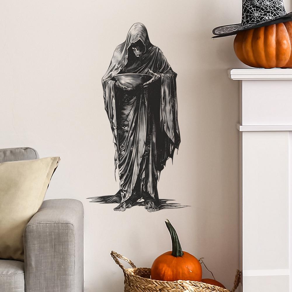 Halloween Magic Wizard Bedroom Living Room Porch Home Decoration Wall Stickers
