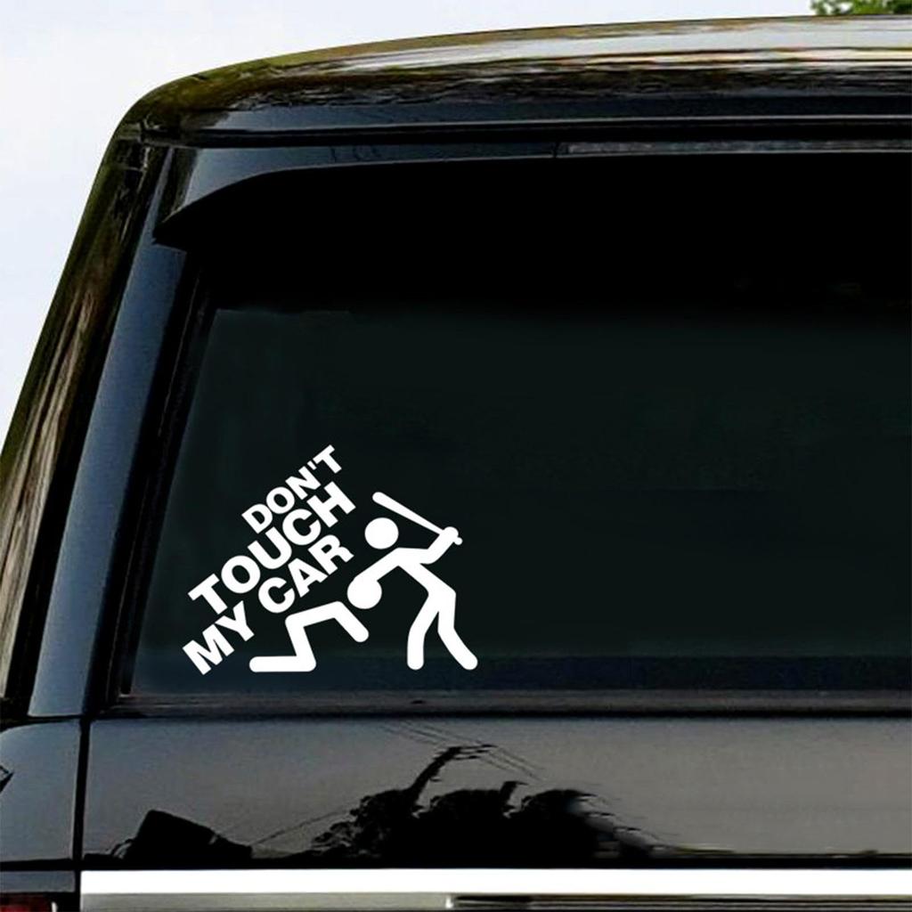 Vziguhk Berühre mein Auto nicht Aufkleber, Berühre mein Auto nicht Sticker, Berühre mein nicht