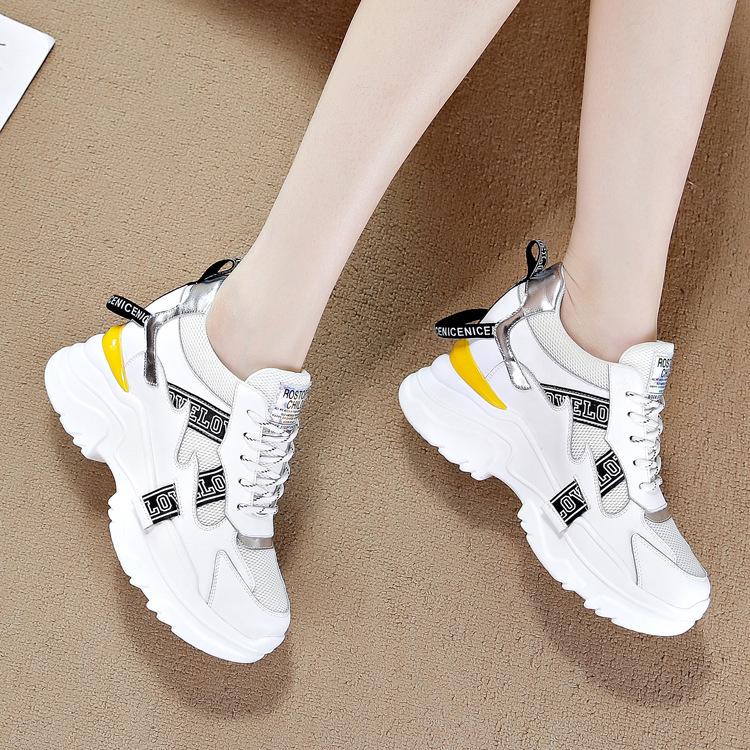 Dad Shoes 2026 Women's New Casual Sports Shoes with Thick Soles and Increased Infield