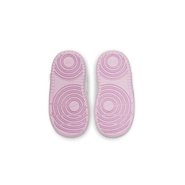 (TD) Nike Court Borough Low 2 SE 'White Pink' Baby CZ6614-100