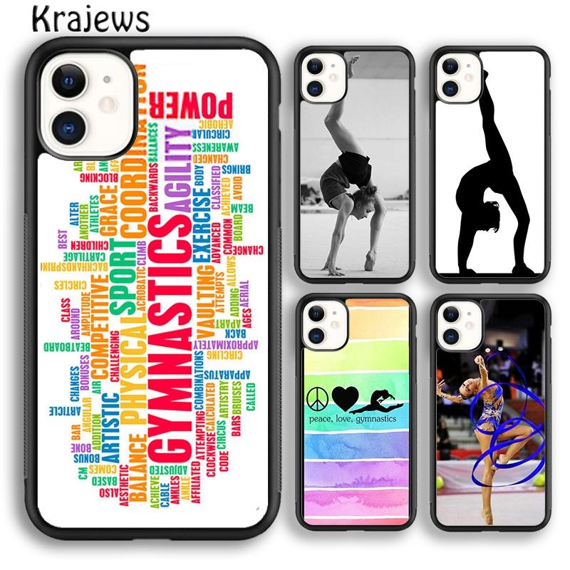 Krajews Gymnastics Balance Beam Original Phone Case For iPhone 17 Air 16 15 14 Plus 11 12 13 Pro Max Coque Shell Fundas