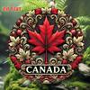 Metal Tin Sign Floral Pattern Wall Art Home Decor 20x20cm