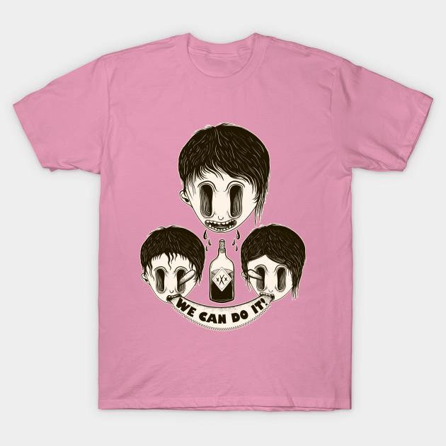T Shirt Women We Can Do It Harajuku Print Kawaii Tshirt Summer Short Sleeve Female T-Shirt Top Tee