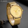 Luxury Men's Watch Hight Quality Wristwatch PLADEN Business Stainless Steel Watches Auto Date Quartz Timepiece Gift For Men