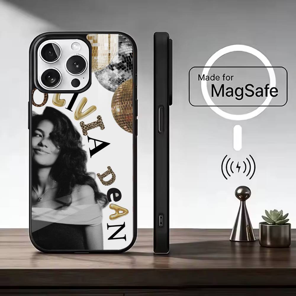 British singer O-Olivia Dean Phone Case For iPhone17,16,15,14,13,12,11 Plus,Pro Magnetic For Magsafe Wireless Charging
