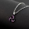 Genshin Impact Pendant Necklace Teen Cute Anime Cartoon Ghost Stainless Steel Necklace for Men Women Jewelry Accessories Gift
