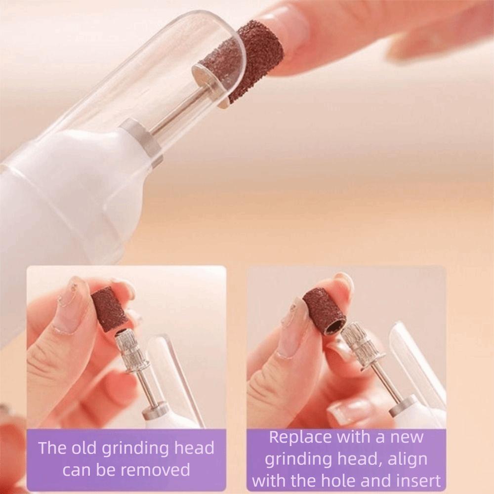 LCD Display Electric Nail Drill Machine Wireless Nail Dryer Personal Polish Manicure Tools