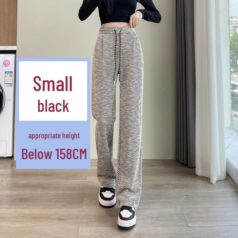 2025 Unisex Silver Diagonal Stripe Brushed Fleece Pullover Hoodie Set XXXL