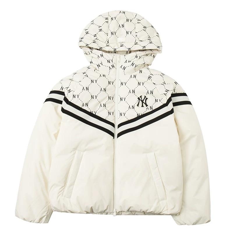 New MLB FW24 Down Jacket Unisex Ecru 3ADJM0746-50CRD