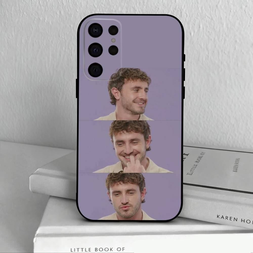 I-Irish Actor P-Paul M-Mescal Phone Case For Samsung S25,S24,S21,S22,S23,S30,Ultra,S20,Plus,Others Soft Black Case