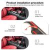 Carbon Fiber Central Control Gear Shift Cover Trim ABS for Dodge Durango 2018-20