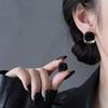 Fashionable Women's Versatile Earrings With A High-end Temperament Hoop