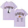 Singer La Pantera New Album Tour Double Sided Print Tee Mens Harajuku Gothic High Quality Tshrit Aesthetic Casual Cotton Tshrits