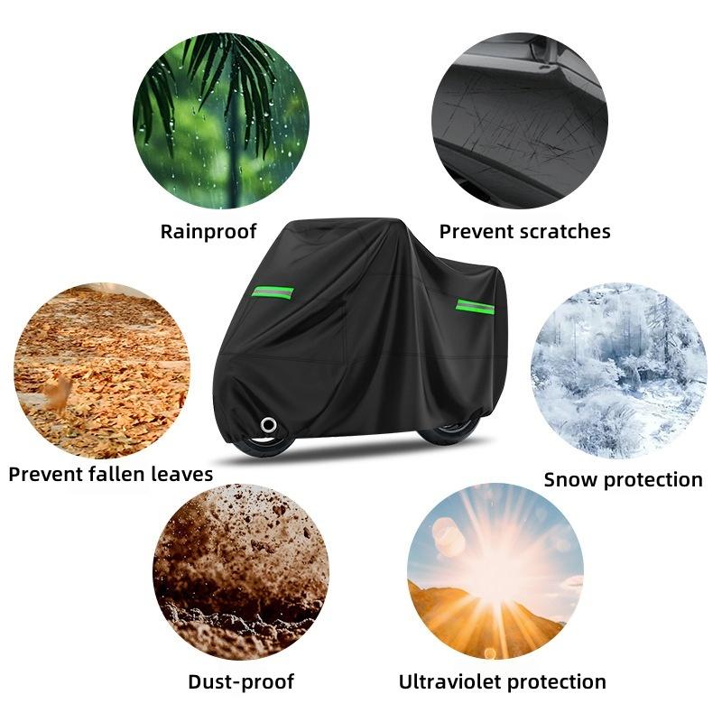 Universal Fahrrad Motorrad Abdeckung Wasserdicht Staubdicht UV Sonnenschutz Vollfahrzeug Regenschutz Outdoor Garagenlagerung