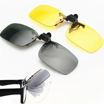 Auto Nacht Sicherheits Fahrbrille Clip Blendschutz Fahrerbrille Nachtsicht Linse Clip-on Sonnenbrille Innenraum Zubehör