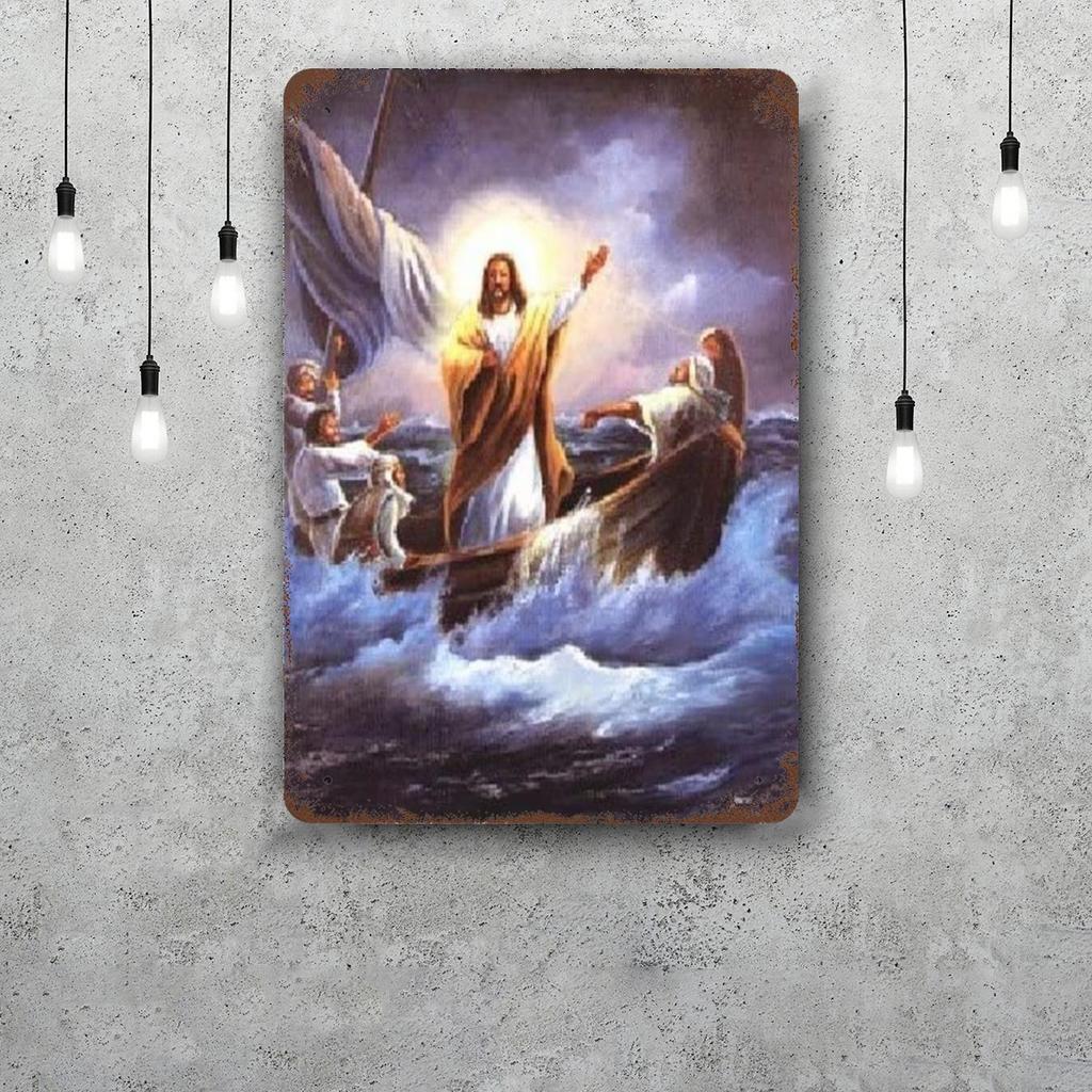 Jesu Metal Signs wall decor Vintage Tin Signs Captain Metal Poster Decor for Bar Pub Club Wall Decoration