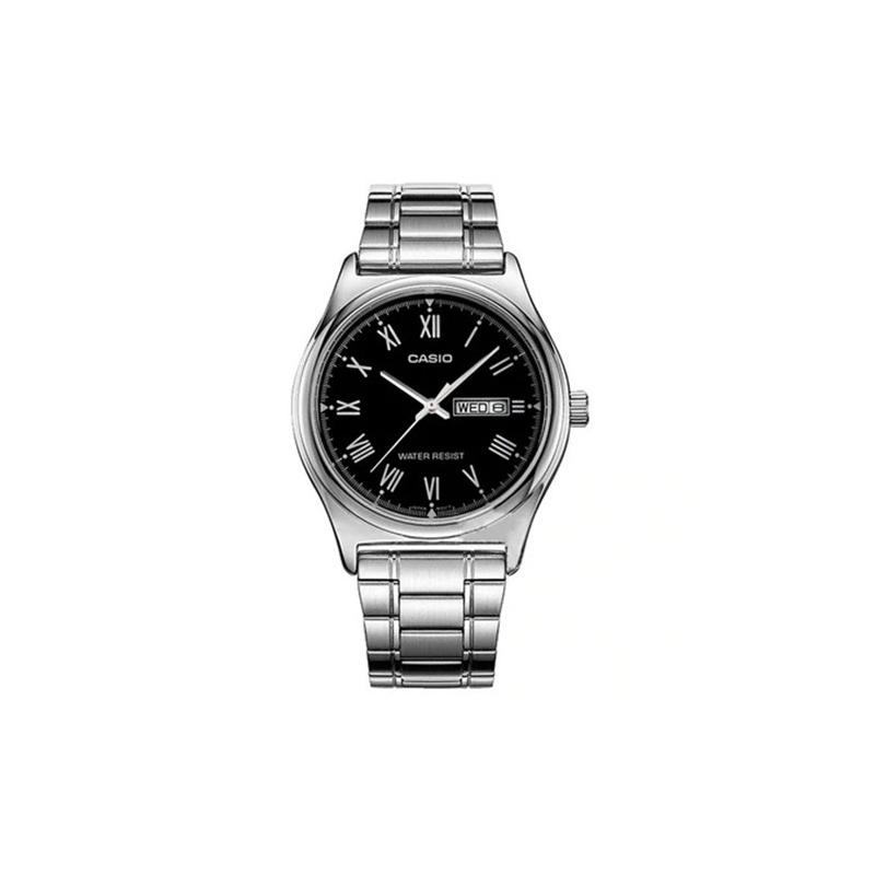 

Casio STANDARD Series Waterproof Casual Business Simple Classic Pointer Series Roman Scale Week Date Display Quartz Movement Stainless MTP-V006D-1B чёрный