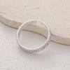 3-Layer Rhinestone Open Bangle Alloy Bracelet for Women Stylish Jewelry