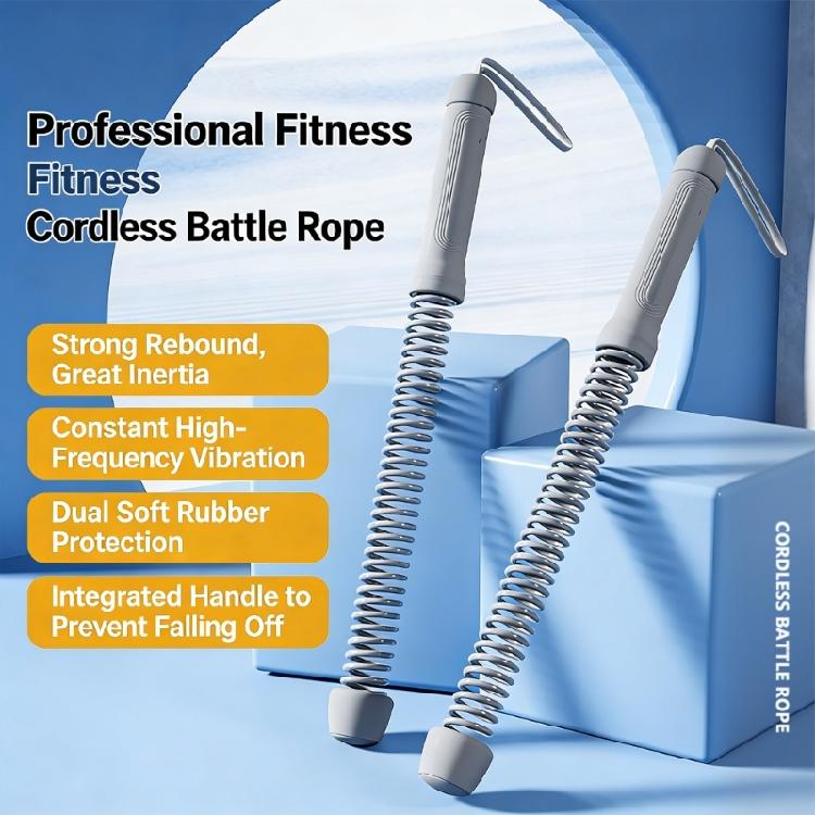 2Pcs Spring Arm Strength Expander Workout Exercise Rope Replacement Spring Rod Strength Training Tool Battle Rope