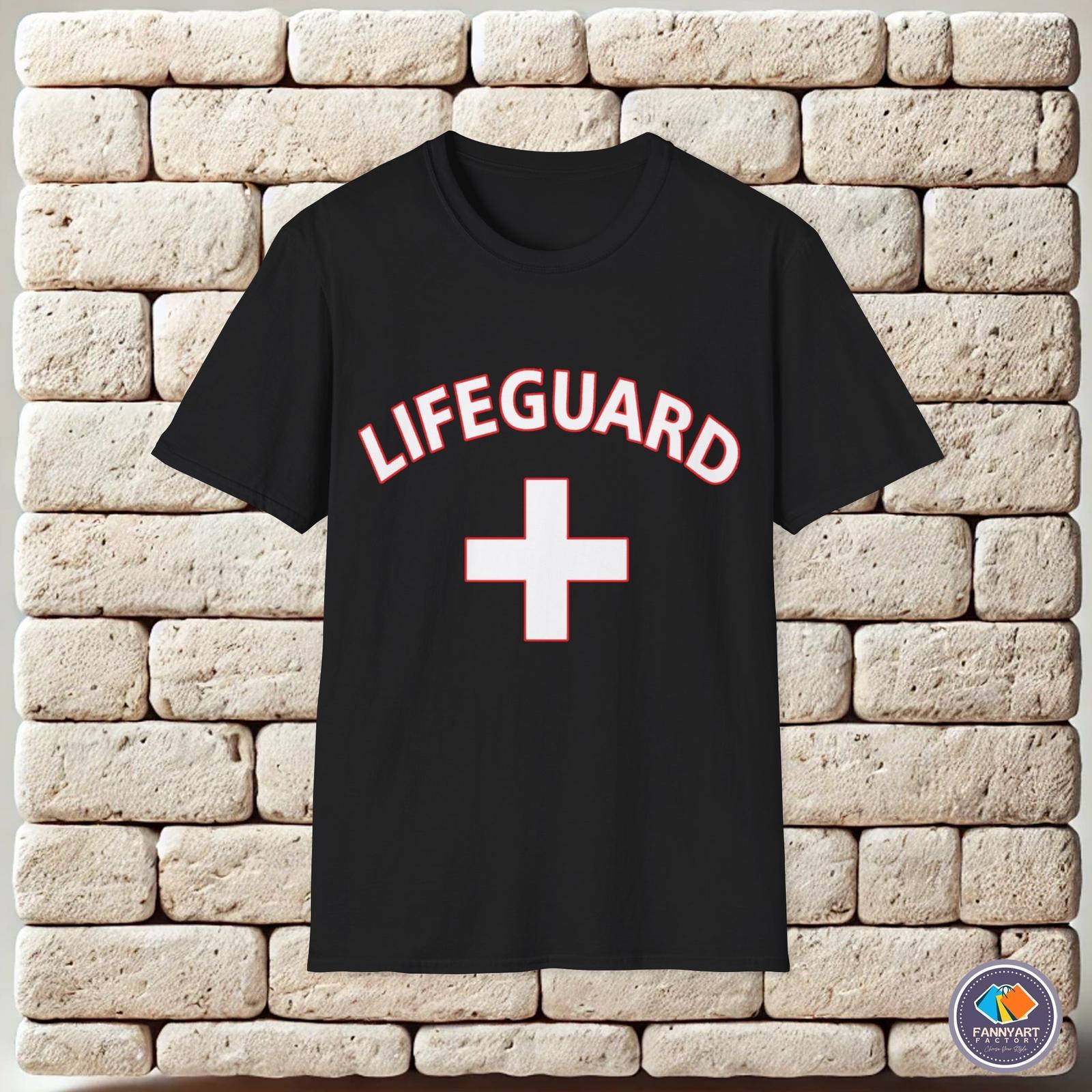 Lifeguard Cross Sign Unisex T-Shirt XL