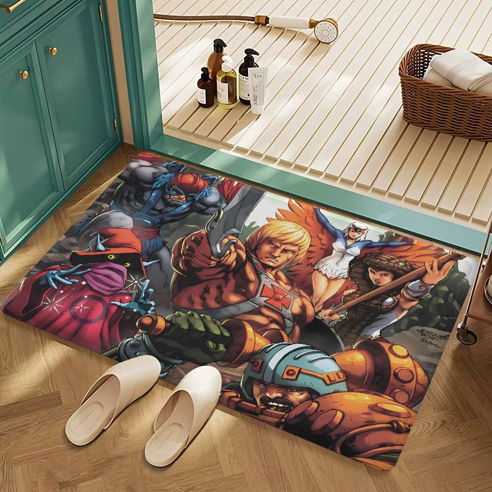 He Man Masters Of Universe Hallway Carpet Non-Slip Laundry Room Mat Laundry Decor Balcony Child Living Room Toilet Rug