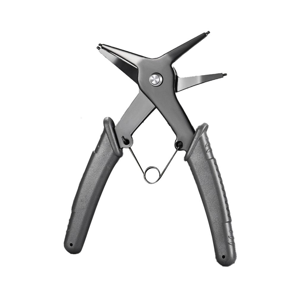 2 In 1 Snap Ring Pliers Internal External Circlip Pliers Straight Lock Ring Pliers Dual-Purpose Retaining Ring Pliers