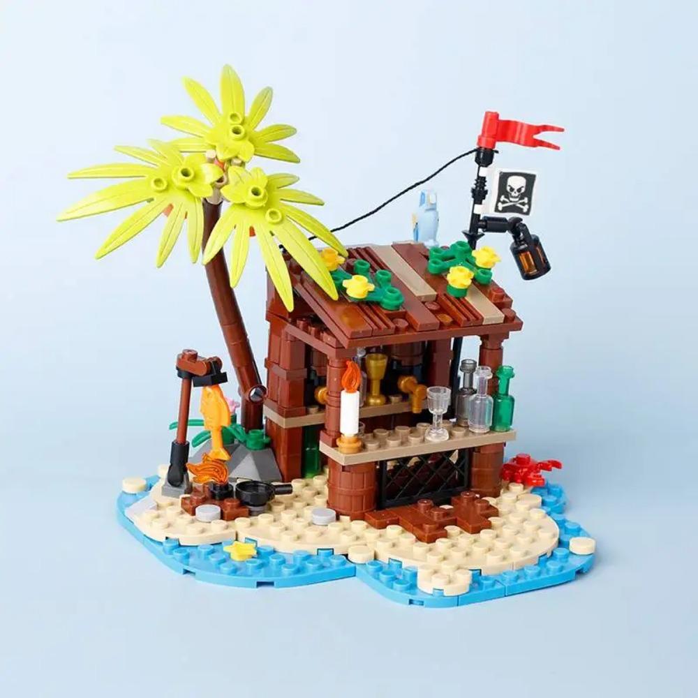 MOC Medieval Building Blocks Set Accessories Smithy Bedroom Table Bar Furniture Kitchen Assembly Boy Toy Mini Bricks K027 DIY