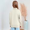 Children's Fashionable Casual Fleece Turtleneck Long-sleeved Top