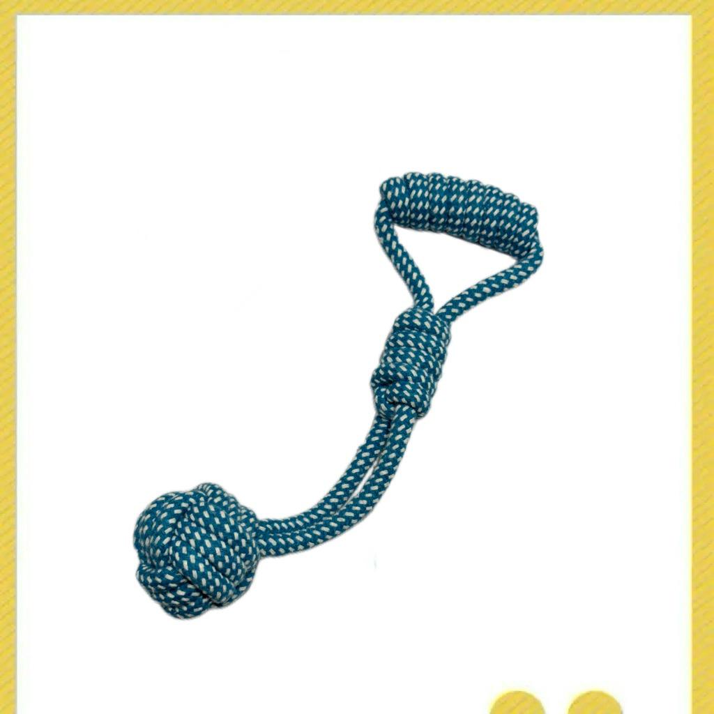 Прочный набор из хлопковой веревки и фрисби для собак мелких/средних пород