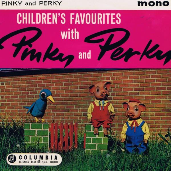 7inch Record PINKY & PERKY - Children's Favourites With Pinky An SEG8084 COLUMBIA UK Pop Used