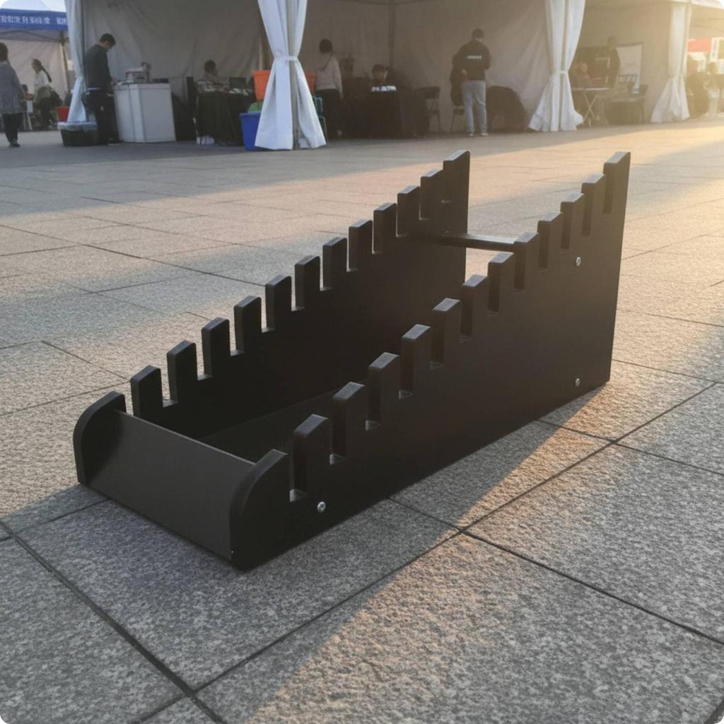 Floor Standing Tile Display Rack Heavy-Duty Sample Stand Long-Lasting