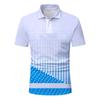 Pánské letní sportovní oblečení knoflíček klopa košile s krátkým rukávem běžné golfové prodyšné pohodlné topy