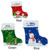 Santa Claus Candy Cookies Packaging Stockings Standing Pouch Gift Wrapping Christmas Socks Bags