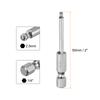 1/2/3pcs Ball End Hex Screwdriver Bit 1.5/2/2.5/3/4/5/6/8/10mm Size 1/4" Hex Shank 50mm (2") Long Magnetic Ball Head Bits