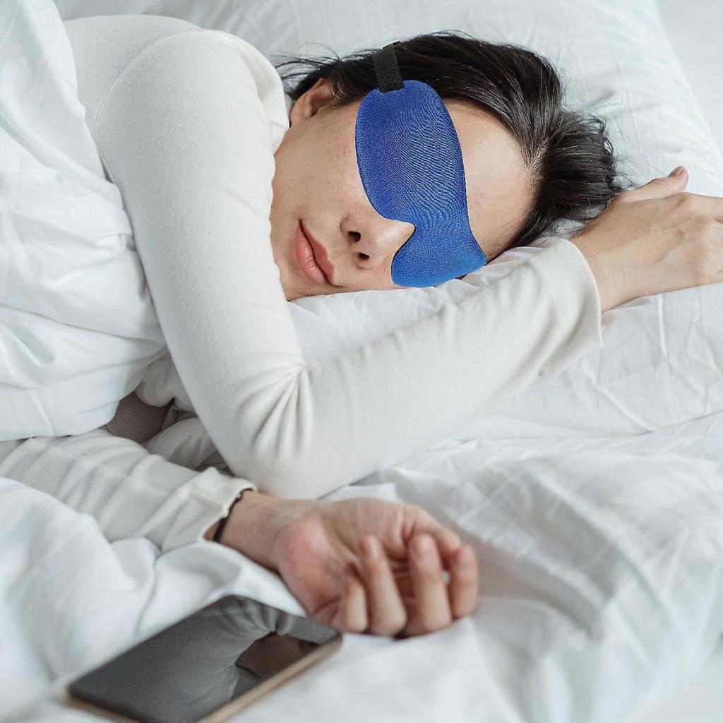 Bequeme Schlaf-Augenmaske Dreidimensionale Augenmaske für Damen Herren 12 Stück