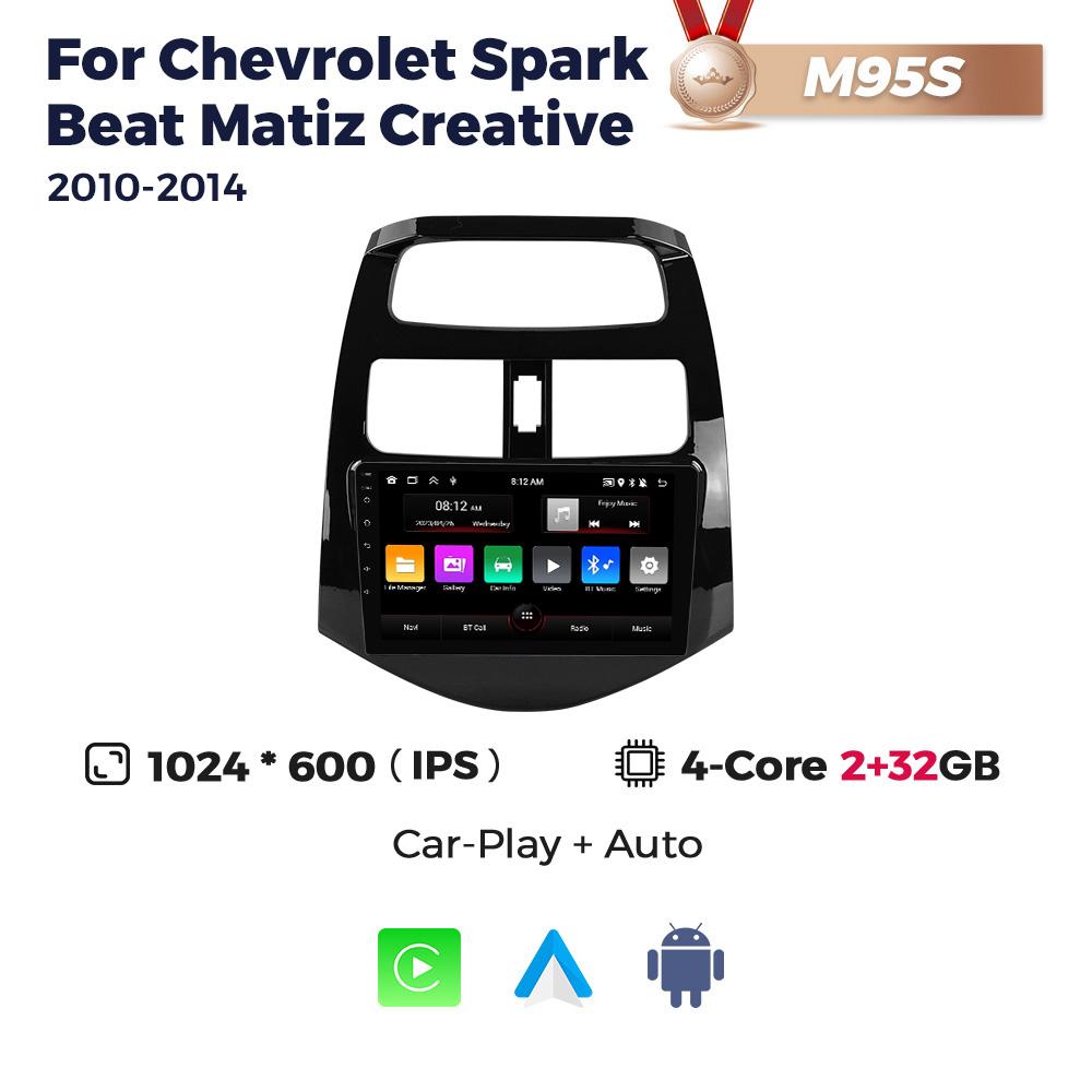 Navifly Android Car Radio For Chevrolet Spark Beat Matiz Creative 2010-2014 Navigation GPS Multimedia Video Player DSP RDS WIFI