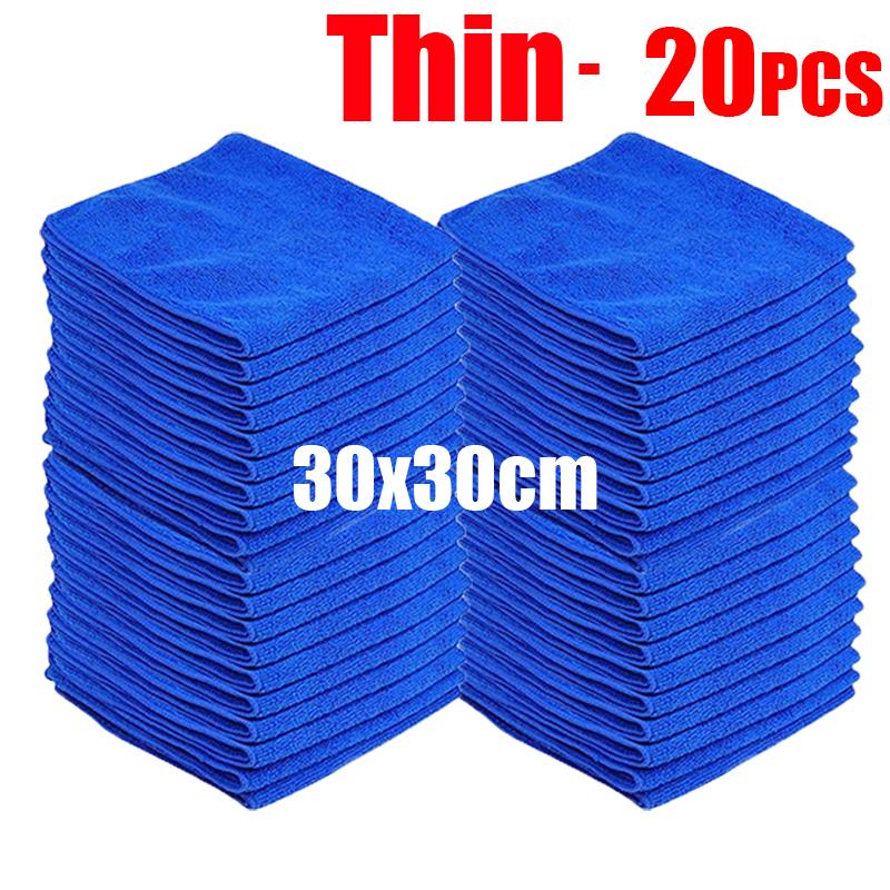Ręcznik z mikrofibry do mycia samochodu, ściereczka do polerowania, szybkoschnąca ściereczka do czyszczenia domowego, ściereczka 30x30/40/60/65CM