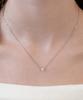 Tatiana (Silver 925) Moissanite 0.25 Carat Necklace Dn0008
