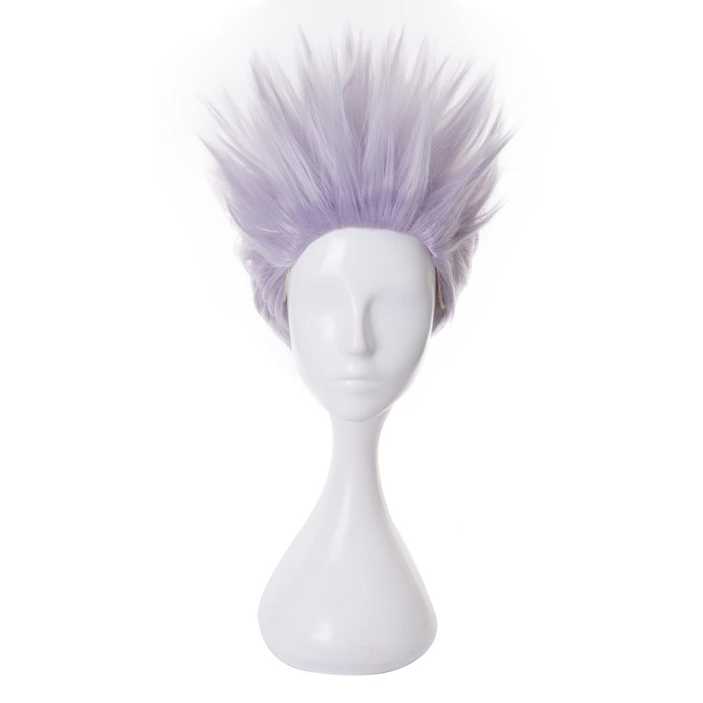 Jujutsu Kaisen-parykk Satoru Gojo Cosplay med varmebestandig parykknett Cosplay-parykk Parykktilbehør Eksklusivt for Anime Halloween-julefestkostyme