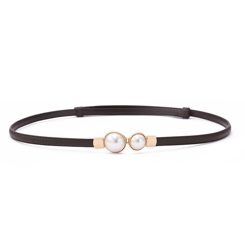 Women's Thin Korean Leather Belt: Adjustable, Versatile, Perfect for Trench Coats and Dresses