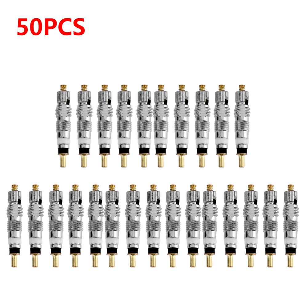 5-1000Pcs Detachable Presta Bicycle Valve Core Replacement Brass CNC FV MTB Road Bike Tire Tubes Service Parts Repair Tools