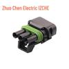 3-Pin Automotive Wiring Harness Connector Set: Male & Female Plugs with Terminals