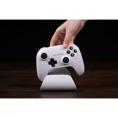 8bitdo Ultimate Bluetooth Controller with Charging Dock, Wireless Pro Controller for Switch, Windows, and Steam Deck (White)