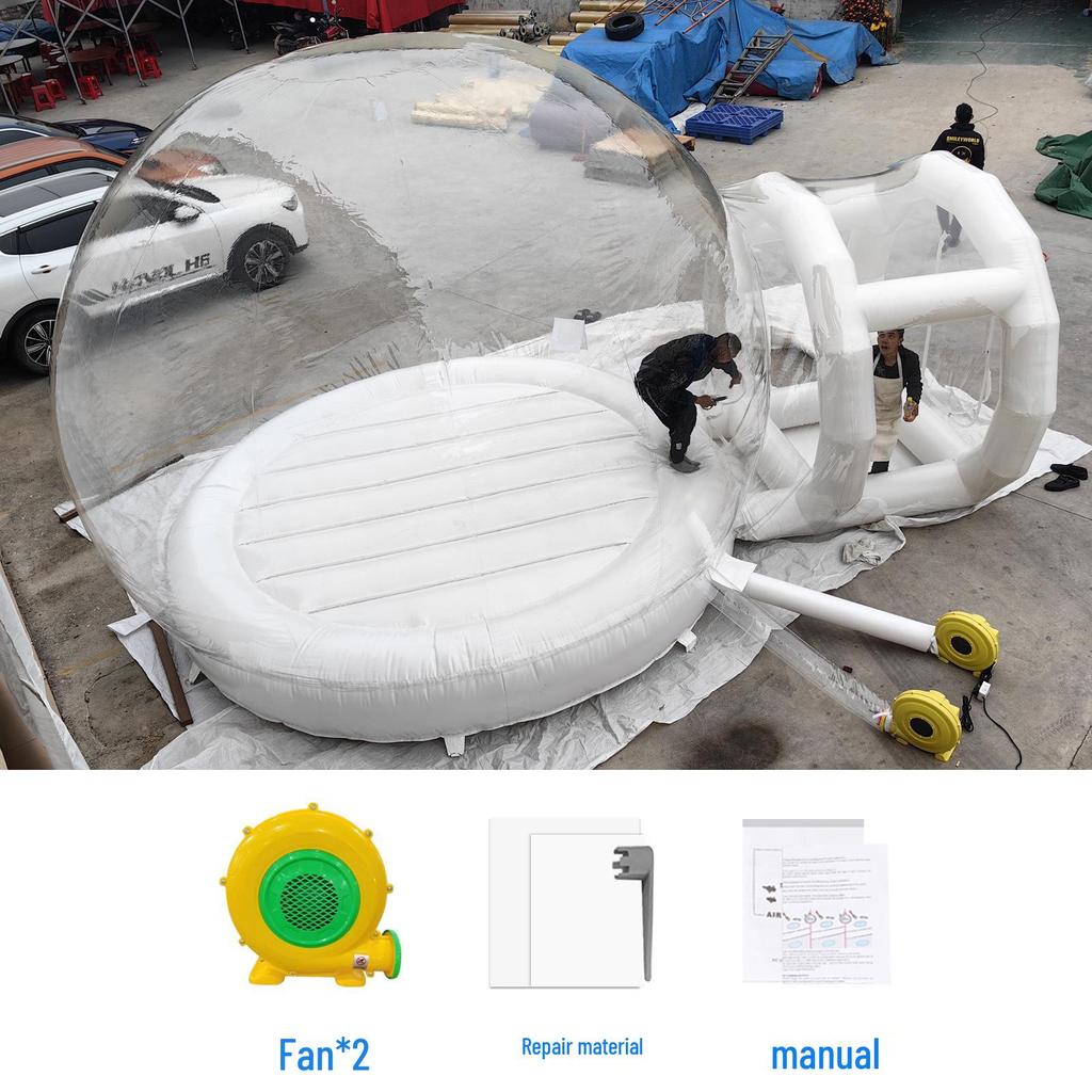 Influencer Starry Sky Outdoor Inflatable Bubble Tent – Transparent Camping House