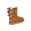 UGG Bailry Bow II Shimmer Sheepskin Thermal Crew Snow Boots Women's Brown 1102937-CHE