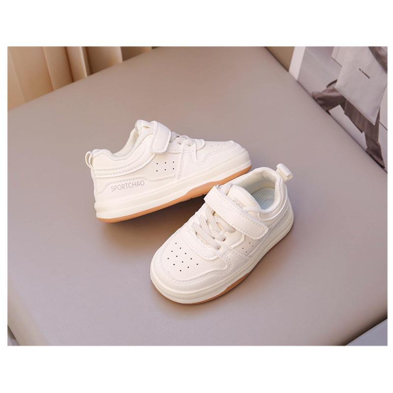 Lässige Mädchen-Sneaker im koreanischen Stil, Weiße Schuhe für Kinder & Babys, Frühlings-Laufschuhe für Jungen im Kindergarten, Rutschfeste Funktionsschuhe.