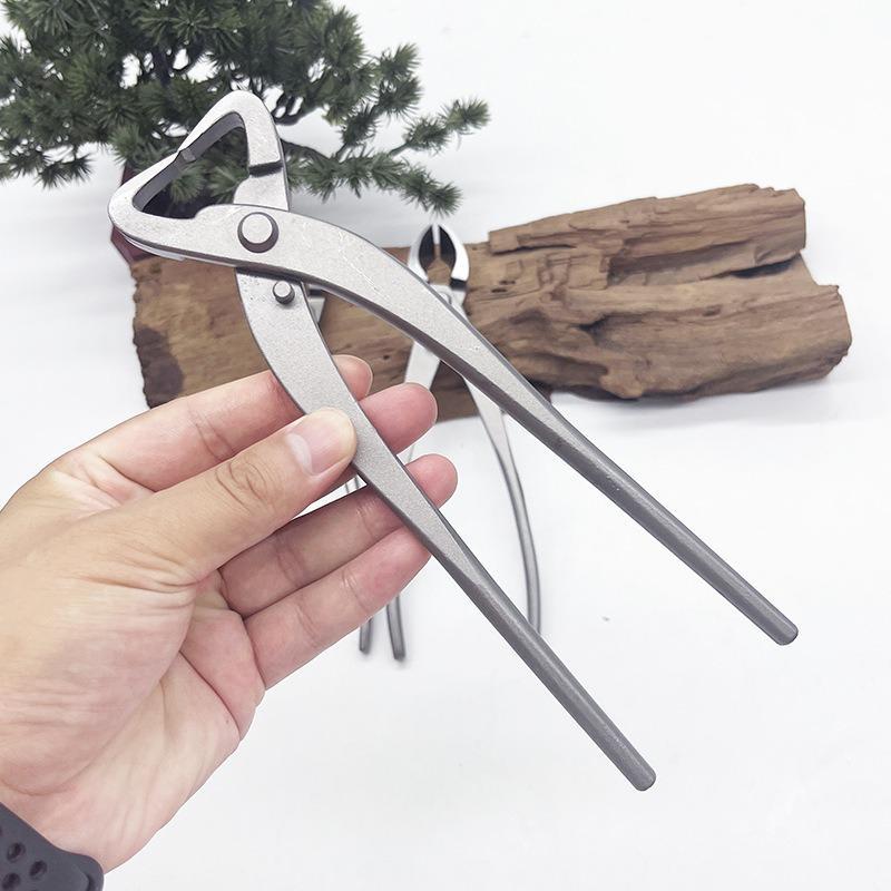 Heavy Duty Bonsai Ball Tongs and Scissors for Precise Pruning Gardening Tools with Non Slip Grip and Rust Resistant Finish.
