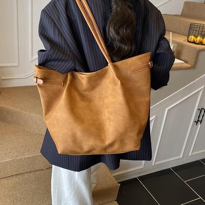 Große Tragetasche Damen Vintage Umhängetasche Achseltasche