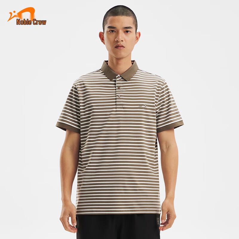 Guirenniao Men s Knit Cotton-Silk Blend Polo Shirt 2XL